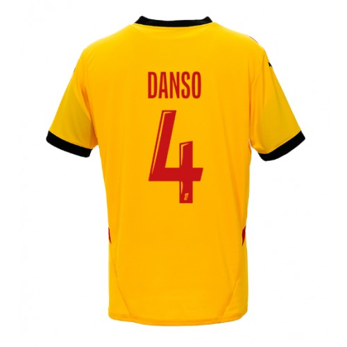 RC Lens Kevin Danso #4 Domaci Dres 2024-25 Kratak Rukav